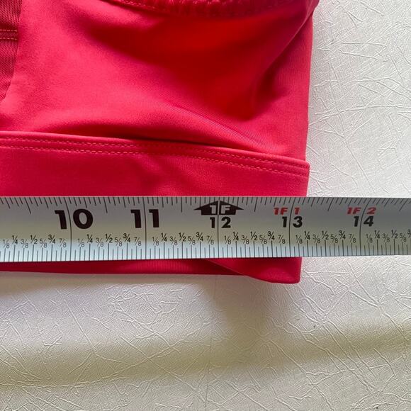Fabletics Pink Racerback Trinity High Impact Sports Bra Mesh Pocket Medium - Picture 8 of 9
